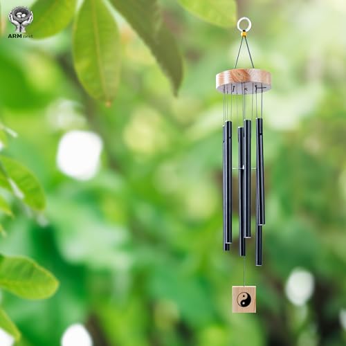 Image of Wind Chime | Wind Chimes for Balcony | Wind Chimes for Home Positive Energy (Black)