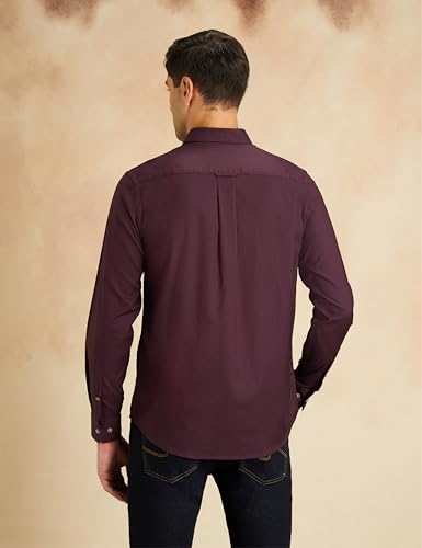 Image of Symbol Premium Men's Stylish Solid All Day Fresh Buttondown Casual Shirt-Regular Fit | Plain | Full Sleeve | Cotton Semi Formal Wear (Available in Plus Sizes)