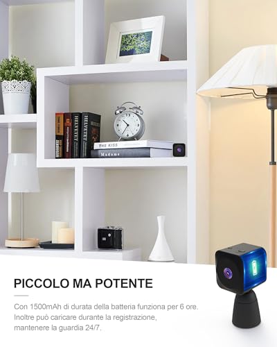 AOBOCAM Telecamera Spia Wifi Interno 4K HD - Image 7