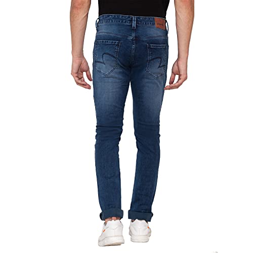 Image of Spykar Men's Slim Fit Low Rise Casual Jeans