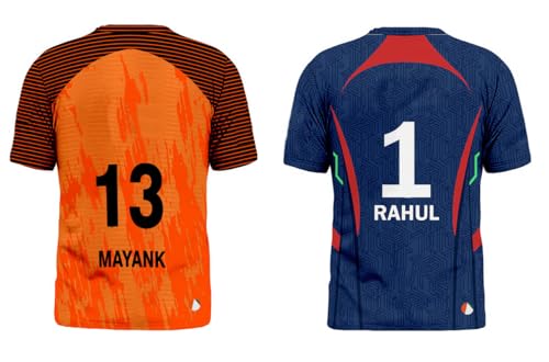 Image of Sports India IPL Cricket Team T Shirt Jersey Combo for (Kid's, Boy's & Mens) L744