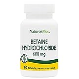 Betaína HCL 600 mg 90 comprimidos | Apoyo digestivo con ácido...