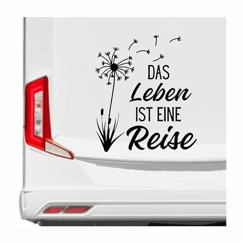 KLEBEKÖNIG Wohnmobil Wohnwagen Aufkleber - Das Leben ist eine...