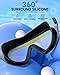 Zoomsnail Swim Goggles 2 Pack, Frameless Wide View Swimming Goggles for Adult, Anti-Fog Anti-UV No Leaking Pool Goggles for Men Women Youth
