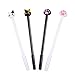 Graziosa penna a inchiostro gel, motivo animale,stile cartone animato, tratto 0,5 mm, inchiostro nero 4cat Nero