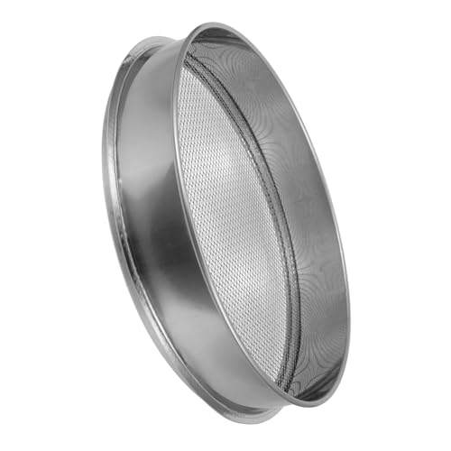 SUPVOX Setaccio Per Terreno in Acciaio Resistente 30cm Maglia 4mm Per Giardinaggio e Compost, Colino Robusto Per Setacciare Rocce e Terriccio, Attrezzo Leggero e Facile Da Pulire