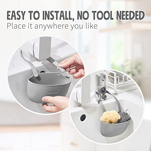 Sophie & Panda Silicone Sponge Holder, Set of 2, Easy to Use Soap Holder, No Installation Needed, Kitchen Sink Caddy - Image 2