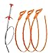 [85CM] Drain Snake Hair Drain Clog Remover, 4 Pack Drain Clog Remover Cleaning Tool Pipe Dredging Tools Household Hair Cleaner for Kitchen Sink, Bathroom Tub, Toilet