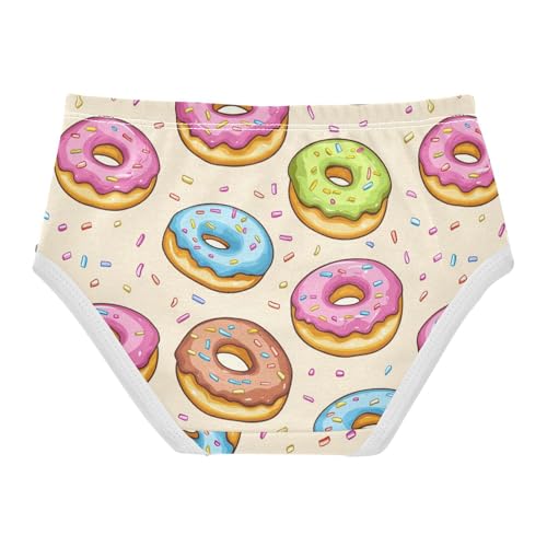 Wusikd Doughnuts Girls' Underwear Cotton Girls Briefs Soft Toddler Underwear 2T2