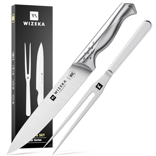 WIZEKA Jaguar Carving Knife Set