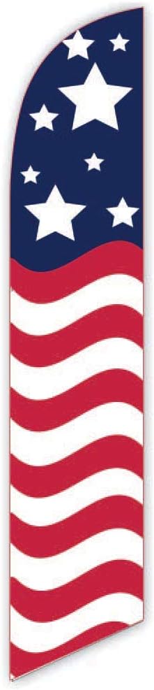American Glory (US FLag) Advertising Feather Flag 12ft - Replacement Flag Only (without Poleset)