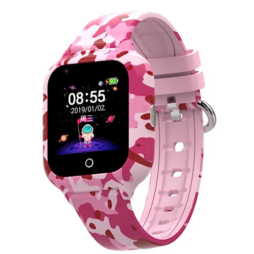 Image of Turet Stardust Smart Watch for Kids- Smartwatch for Boys and Girls with Camera, Games, Recorder, Phone Book, SMS, 2-Way Calling Kids Watches - Without App (Classic Pink)