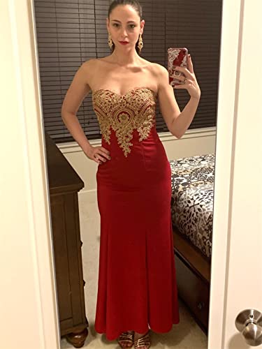 Image of BABYONLINE D.R.E.S.S. Formal Dresses for Women Bodycon Mermaid Appliques Lace Elegant Prom Dress XIN262
