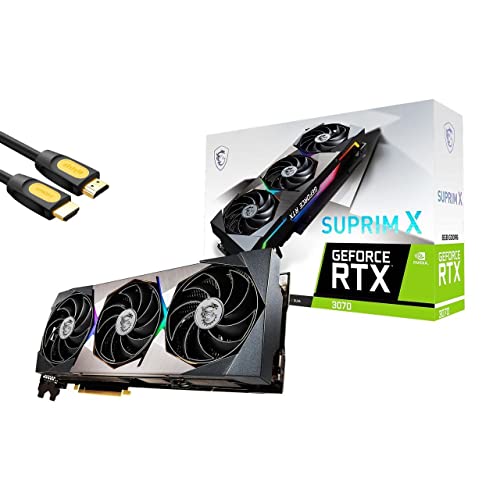 Amazon | MSI GeForce RTX 3070 SUPRIM X LHR グラフィックスカード