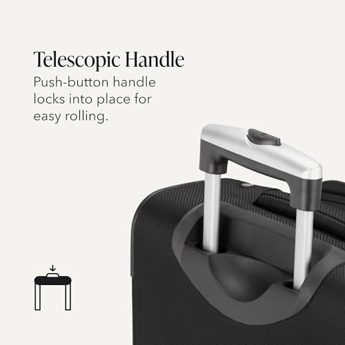 Image of Swiss Gear Polyester 26.04 cms Black Softsided Cabin Luggage (6283202161)