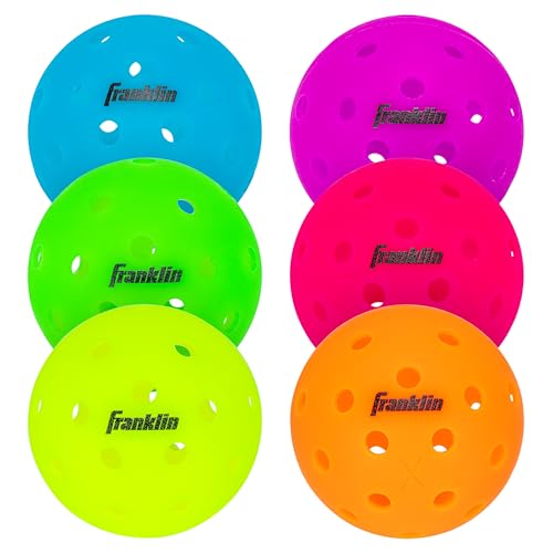 Franklin Sports Neon X-40 Outdoor Pickleballs - USA...