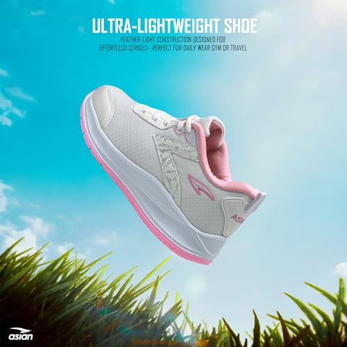 Image of ASIAN Mercury-21 Women's Running Shoes | Lightweight Shoes with EVA Sole, Breathable Knit Comfort, Stylish Casual Running, Walking & Sports Shoes for Girls