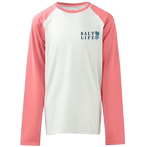 Salt Life Girls' Pineapple Spike Youth Long Sleeve Performance Fit Shirt2