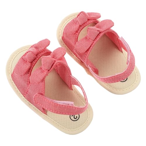 1 Pair of Toddler Sandals- soled Princess Summer Prewalker (Size 11)