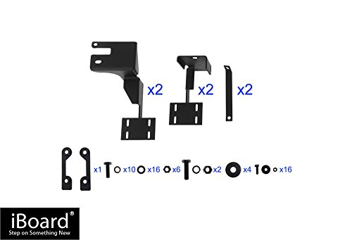 4" Black Eboard Running Boards Compatible With Ranger/Mazda B-Series Super Cab Pickup 2Dr 1998-2011 (Nerf Bar | Side Steps) #TOP6