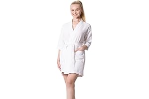 Premium Short Waffle Robe: Cozy Comfort and Style