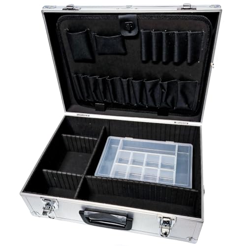 Noll, Kit Maleta em Alumínio Reforçada Grande C/Organizador Box G