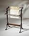 HomeRoots Rubberwood Solids, Resin Deep Cherry Vintage Blanket Stand
