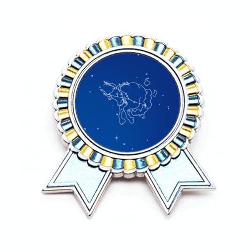 Broche Taureau constellation étoilée pour accessoiriser un manteau ou une veste
