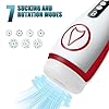 ChicLSQ Elektrischer Masturbationsbecher – Masturbationsgerät für Männer, mit 7 Vibrationsarten + 7 Saugarten, TPE-Material, 3D-Großpartikelkanal, Sexspielzeug für Männer, Penistrainer #4
