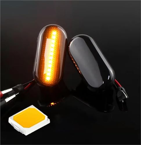 Intermitentes laterales dinámicos LED para Nissan Qashqai y Pathfinder 2007 3