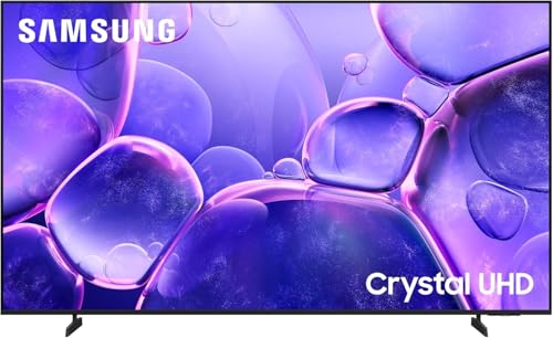 Samsung 85 Inch Crystal UHD TV U8000F 4K Crystal Processor 4K MetalStream Design Samsung Knox Security Endless Free Content Smart TV (2025 - International Version)
