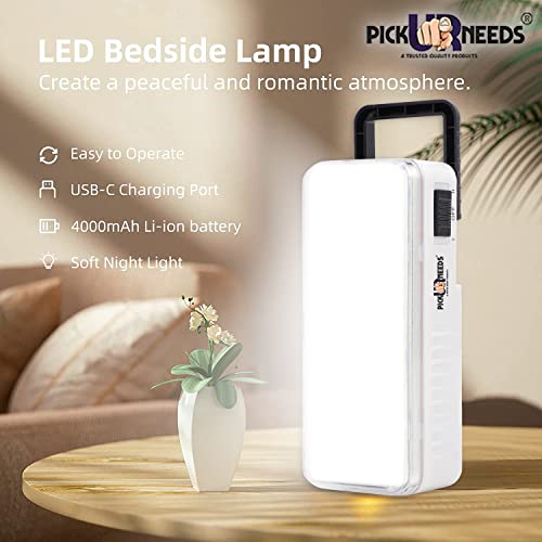 Image of Pick Ur Needs Emergency High-Bright 24 LED with Rechargeable Lantern Floor Lamp Light Pack of 2