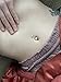 QWALIT 14G Belly Button Rings Short Bar Navel Rings Surgical Steel CZ Jeweled Navel Piercing Barbell for Women Belly Button Piercing Jewelry 1/4