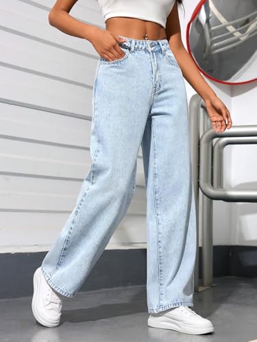 Image of KOTTY Women High Rise Straight Jeans