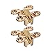 FJZFXKZL Zawiasy, 2 sztuk Niewidoczny zawiasy krzyżowe zawias Ukryty ukryty szafka szafki drewniane pudełka do składanych mebli okiennych (Color : Gold 2Pcs)