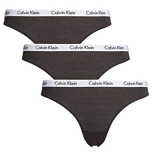 Calvin Klein BIKINI 3PK 000QD3588E, Bikinis para Mujer, Black, M