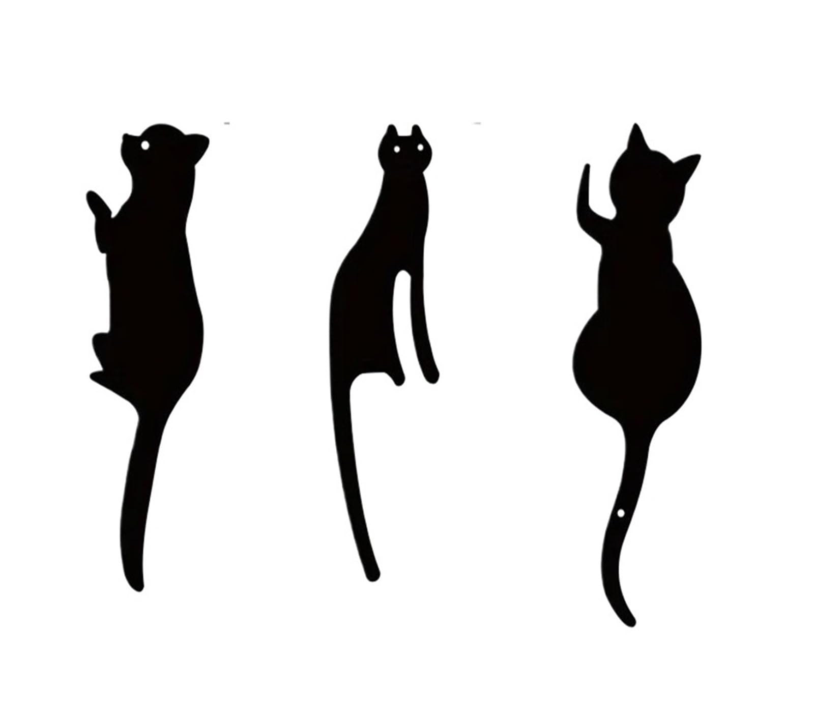 EEEBLBXNQ 1pcs /1setCharming Cat Family Garden Stakes Decorative Cute Silhouette Ideal For Yard And Lawn Elegant Outdoor Statues(TY4282)