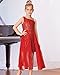 GRACE KARIN Tween Girls Sequin Formal Dress Birthday Party Pageant Sparkle Fancy Wedding Guest Fashion Dresses Size 10 Red