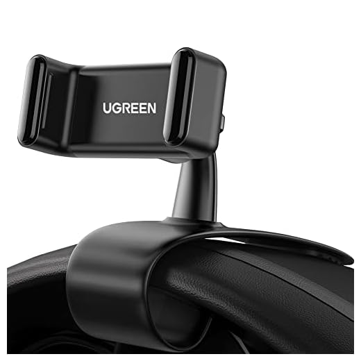 UGREEN Bilhållare Dashboard Mobiltelefonhållare Kompatibel med 4-7 tum för iPhone 13 Pro Max Mini 12 11 X SE 8 7 Galaxy S21 Ultra S20 Note20 Redmi Note 10 Pro