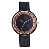 [Casual And Unique design ]- the minimalist design will make you feel more relaxed. Whether you are at work, at leisure or at a banquet, you can watch your watch at any time, and this watch is the perfect choice.