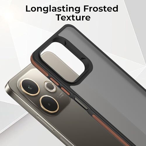 Image of A rtistque Frosted Ultra Matte Back Cover Case for Oppo A5 Pro 5G | Smooth Sides with Grip | Stylish Protective Design | Raised Camera Edges | Oppo A5 Pro 5g Back Cover - Brown