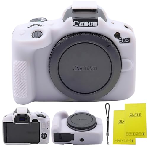 Funda de silicona blanda para Canon EOS R50 color rosa miniatura 1