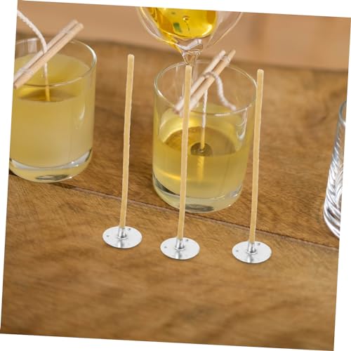 100 piezas de mechas trenzadas para velas con base miniatura 7