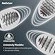 Satisfyer Masturbator Egg, Struktur Riffle, hydro-aktives TPE, kein Gleitgel nötig, zum einmaligen Gebrauch, Stil: 3x Set Ruffle, Bubble, Fierce