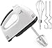Hand Mixer, 7 Speed Electric Cake Whisk Food Mixer Self-Control/Turbo Boost with 5 Stainless Steel Accessory Food Beater for Cake Bread