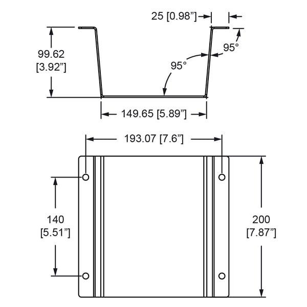 Penn Elcom Metal Pallet Foot