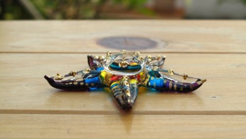 ガラス細工ミニチュアヒトデ