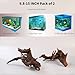 Natural Aquarium Driftwood for Fish Tank&Reptile Terrariums-2 Pcs 9.8-15 Inches Large Aquarium Wood for Aquascaping,Assorted Branch Derorations for Reptile Hide,Oily Sunken Wood with Easy to Sinking