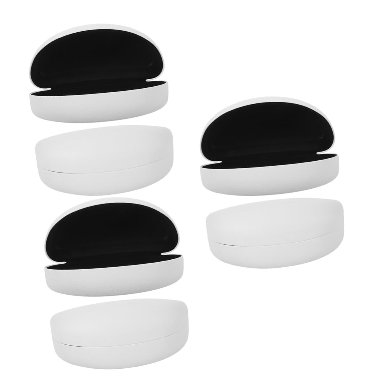 Beavorty 6 Piezas estuche para gafas de sol eyeglasses caso clásico sunglasses organizer organizador de gafas anteojos casos mujeres adultas estuche rígido para gafas de sol para mujer PU