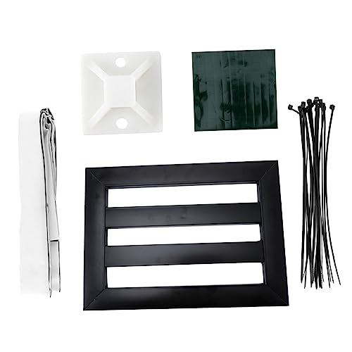 HANABASS 1Set Guitar Pedalboard with Durable Electric Guitar Effects Mounting Board Easy Install Portable Accessory for Guitarists present Option